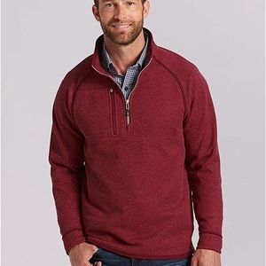 🔥CUTTER & BUCK MAINSAIL 1/2 ZIP PULLOVER SWEATER RETAIL: $140